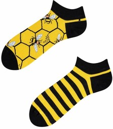 Todo Socks Stopki, Bee Bee Low,, Pszczoły, Kolorowe