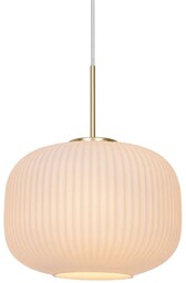 Retro lampa wisząca Milford 2213213001 Nordlux zwis biały