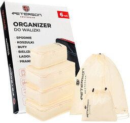 Zestaw organizerów podróżnych Peterson PTN OP-SET6
