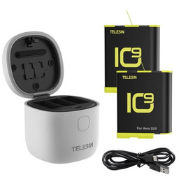 Telesin Wodoodporna ładowarka trójkanałowa Allin box + 2