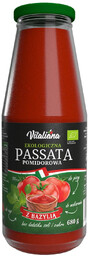 Vitaliana Sos pomidorowy passata z bazylią 680 g