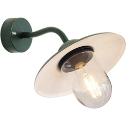 QAZQA Zewnętrzna lampa ścienna ciemnozielona IP44 - Munich