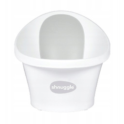 Shnuggle Wanienka dla Niemowlaka z Odpływem Baby Grey