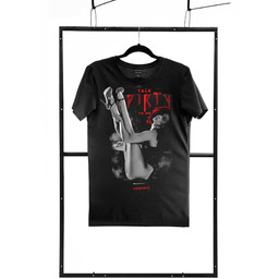 T-shirt men black S regular 100% ORYGINAŁ DYSKRETNA