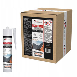 12x Uszczelniacz Dekarski Silikon Brązowy Do Dachów Kauczukowy