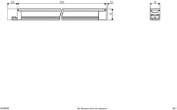 EVN Lampa do nabudowania LED Bordo z aluminium,