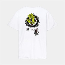 koszulka SANTA CRUZ - Roskopp Screaming Target White