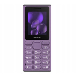 Telefon komórkowy Nokia 105 TA-1684 Dual Sim Fioletowy