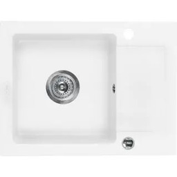 Deante Zorba ZQZ A11A Granitowy Alabaster Zlewozmywak prostokątny