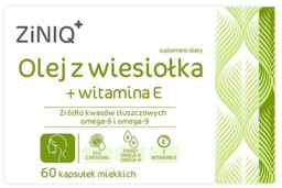 ZINIQ Olej z wiesiołka + witamina E, 60