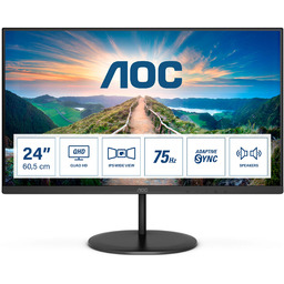 AOC Q24V4EA - 24-calowy monitor QHD, AdaptiveSync (2560