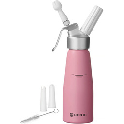 Syfon do bitej śmietany Pastelowy Różowy 0,5l Hendi