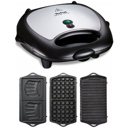 Opiekacz Gofrownica Panini do kanapek 3w1 TEFAL Break