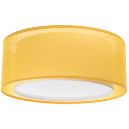 Lumes Żółty nowoczesny plafon sufitowy nad stół -