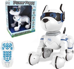 Lexibook, Programowalny Robot Power Puppy z Pilotem, Tańcem,
