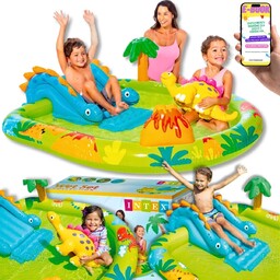 Basen Dmuchana Zjeżdzalnia Ogrodowa Intex Plac Zabaw