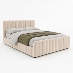 Łóżko tapicerowane z pojemnikiem SFG0167 180x200 Boucle Beż