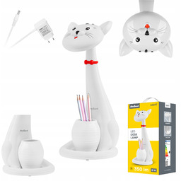 Lampka na biurko dla dzieci biurkowa Led Kot
