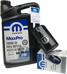 Filtr oraz olej MOPAR MaxPro 5W30 Jeep Grand