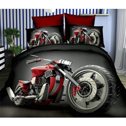 Pościel 3D Motor Harley 160X200 wzór zgodny