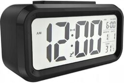 ZEGAR Budzik Elektroniczny Cyfrowy Stojący - TERMOMETR +