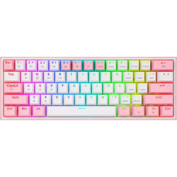 Klawiatura REDRAGON K616-RGB Fizz Pro Biało-różowy