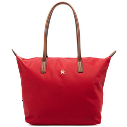 Torebka Tommy Hilfiger Popette Tote AW0AW17711 Czerwony