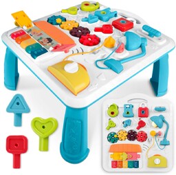 Stolik edukacyjny interaktywny z muzyką, tablica, 5w1, Ricokids