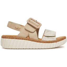 Sandały Rieker 69260-60 Beżowy