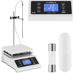 Mieszadło magnetyczne laboratoryjne + stojak z uchwytem timer