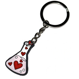 Brelok Naukowca Kolba Miłości - Chemia Uczuć