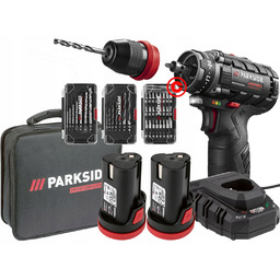 Wiertarka bezszczotkowa Parkside Pbspa 12V 2xaku 2ah ład