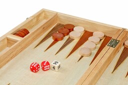 Backgammon 447 SQUARE Buk - Intarsja