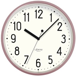 LAVVU Różowy zegar , śr. 29,5 cm