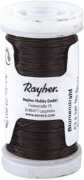 Rayher 2400105 drut do kwiatów, lakierowany na brązowo,