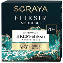 Soraya Eliksir Młodości, Naprawczy krem 70+dzień/noc, 50ml