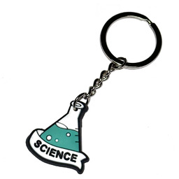 Brelok Naukowca Kolba Chemiczna - Zielone Science