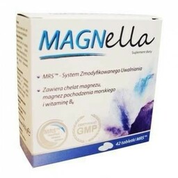 MAGNELLA system zmodyfikowanego uwalniania magnezu - 42 tabletki