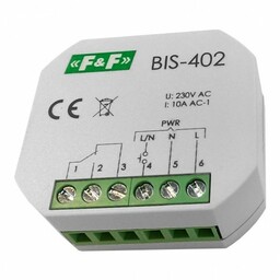 Przekaźnik bistabilny impulsowy BIS-402 230V NO/NC max10A F&F