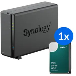 Synology DS124-4T-00-1 Czarny Serwer do małej firmy