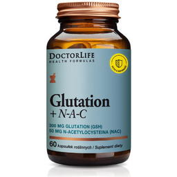 DOCTOR LIFE_Glutation N-A-C suplement diety wspomagający wątrobę 60