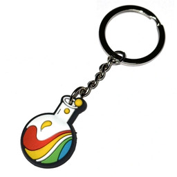 Brelok Naukowca Kolorowa Kolba - Barwna Chemia