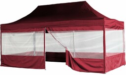 BORDOWY EKSPRESOWY PAWILON OGRODOWY ALUMINIOWY NOŻYCOWY NAMIOT 3X6