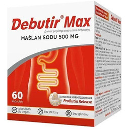 Debutir Max 500 mg, 60 kapsułek
