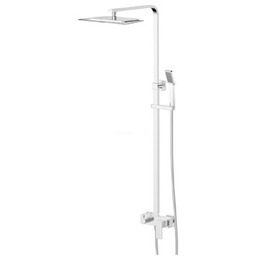 OMNIRES Zestaw prysznicowy natynkowy Apure AP2244CR z deszczownicą