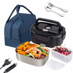 Elektryczny Podgrzewacz Lunch Box Obiad 12/24V 60W 1.5L