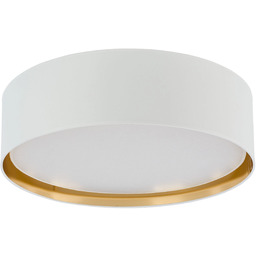 Lampa sufitowa biało-złota stalowa 4-punktowa 600 z serii