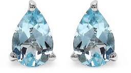 TERI 7 srebrne kolczyki blue topaz łezka 1,6
