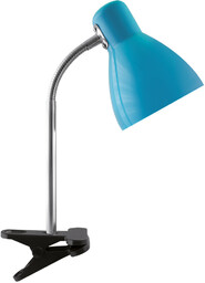 lampka biurkowa Kati stalowa niebieska