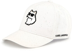 Czapka z daszkiem KARL LAGERFELD Z30386 Biały